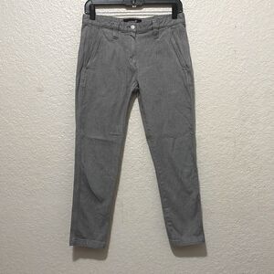 Isabel Marant Denim Gray Cropped Denim Trousers Designer Size 1 US Small